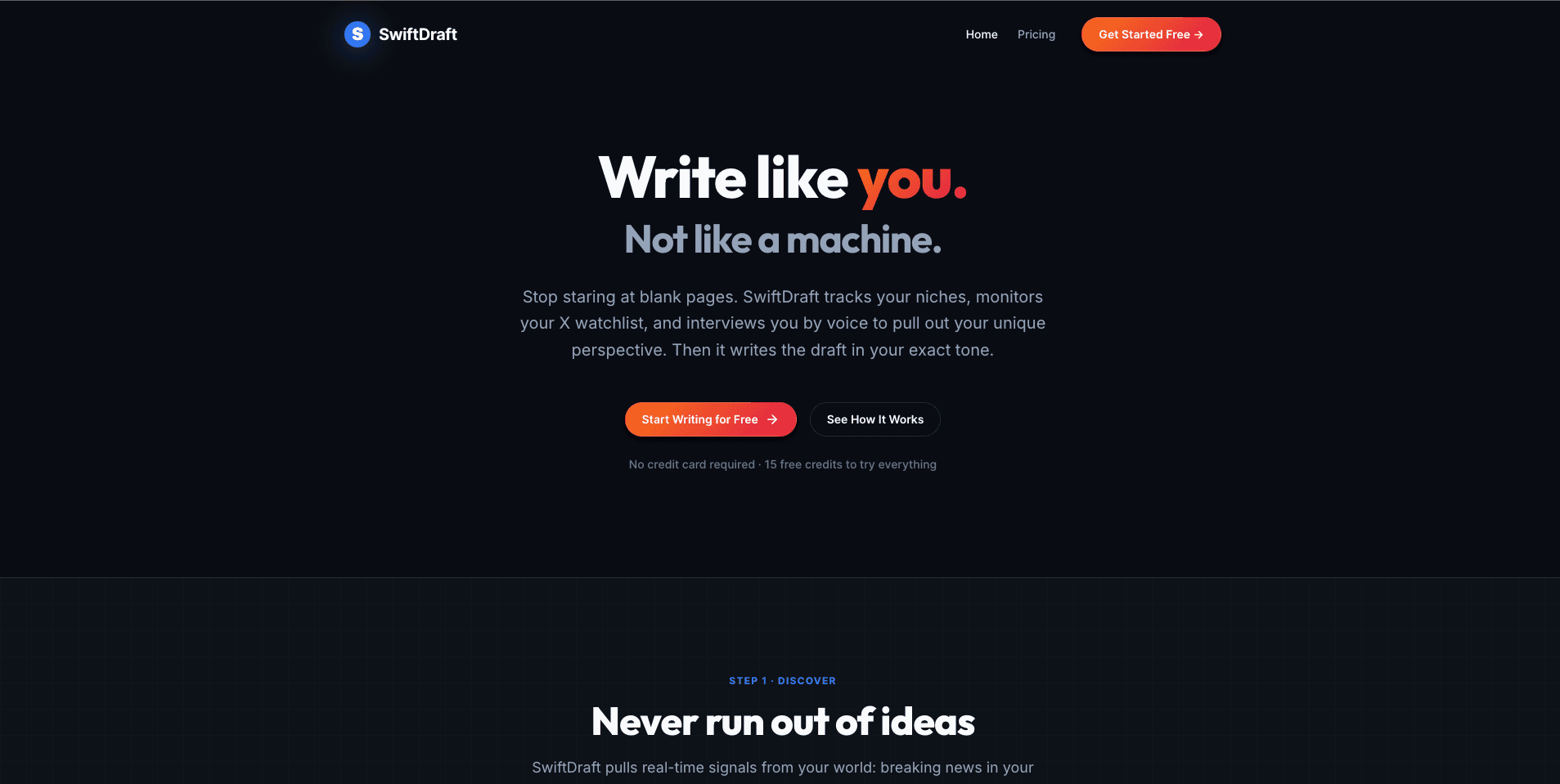 SwiftDraft screenshot 1