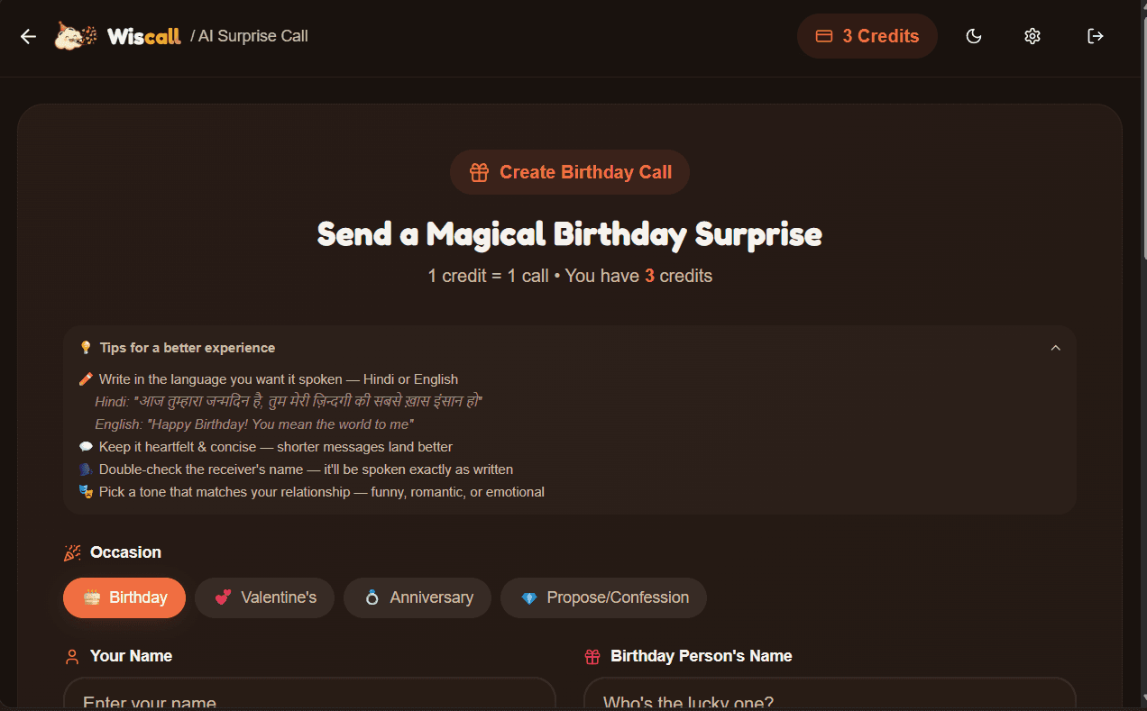 WisCall screenshot 3