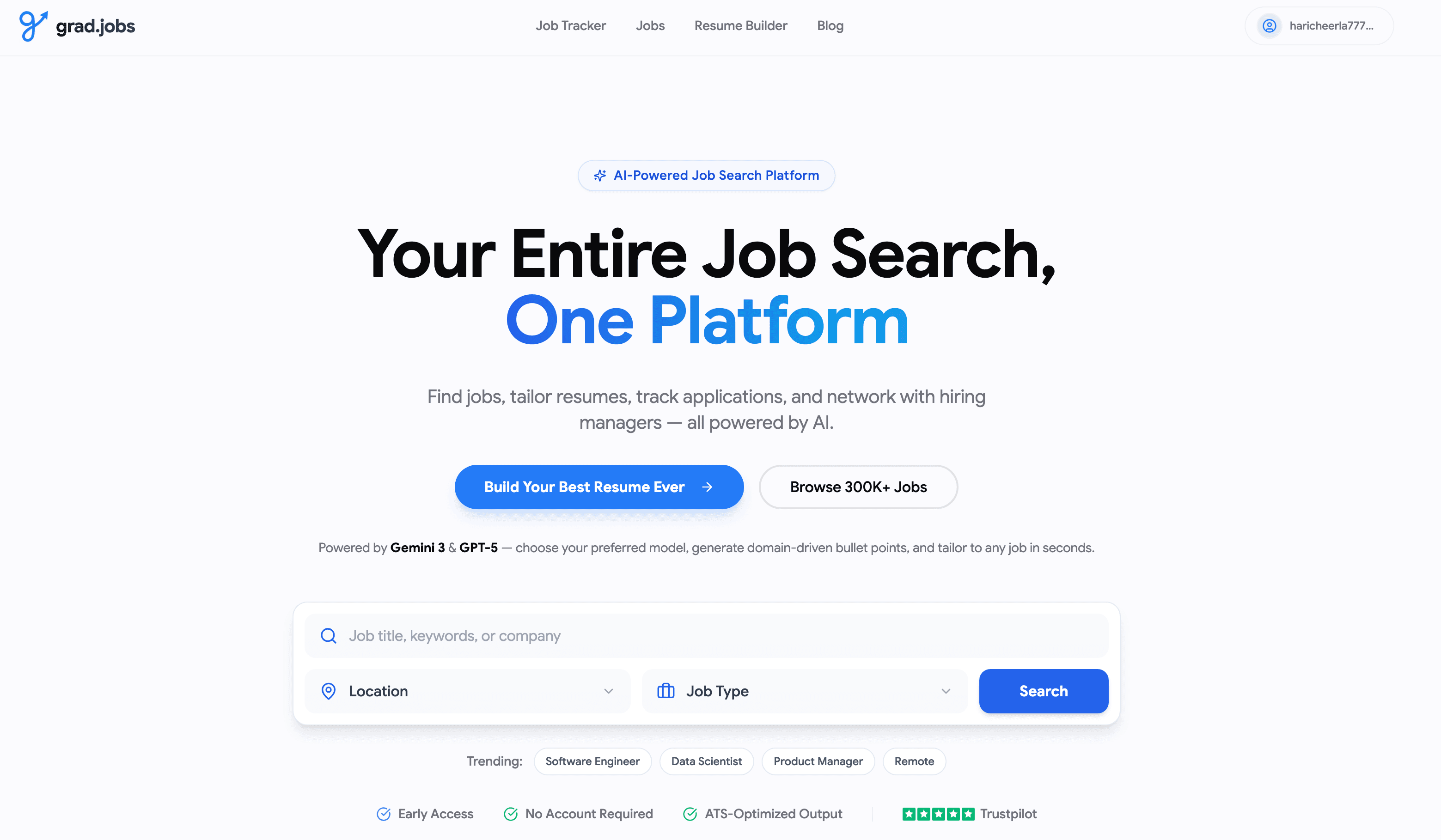 grad.jobs screenshot 1