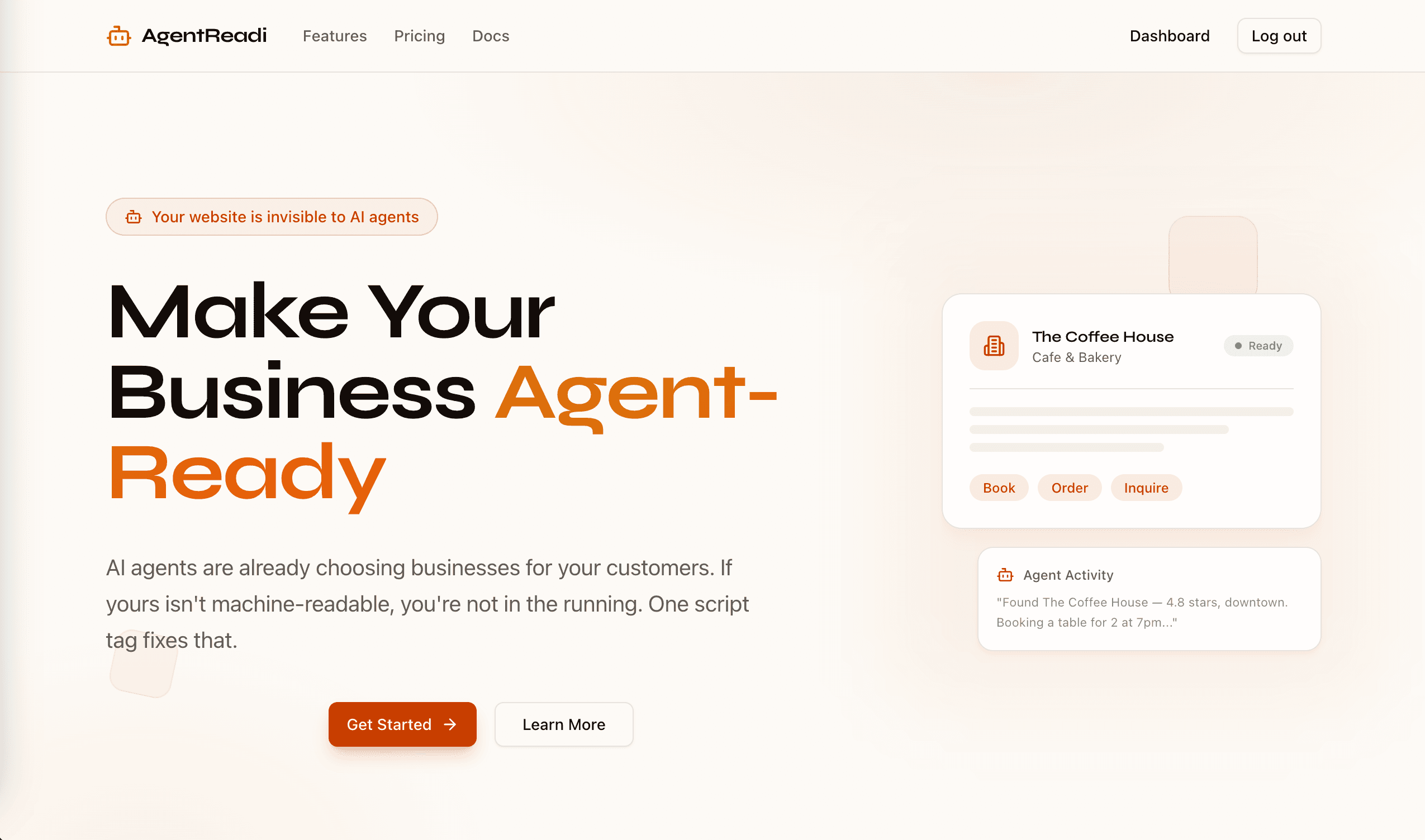 AgentReadi screenshot 1