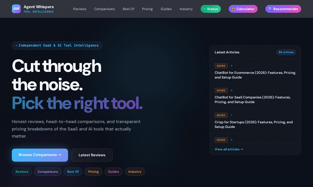 AgentWhispers screenshot 1