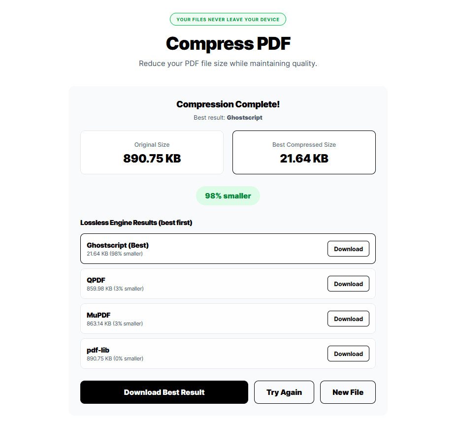MyDeviceMyPdf screenshot 2