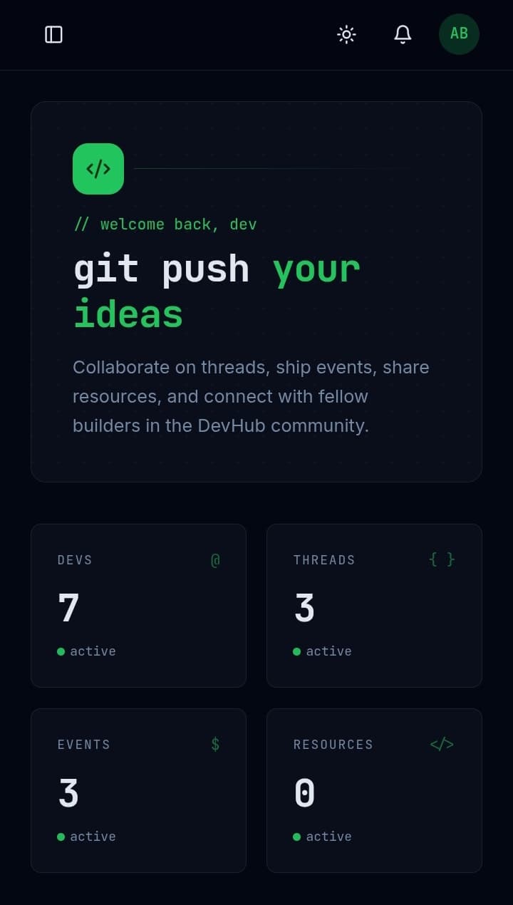 DevHub — Open Source Community screenshot 1