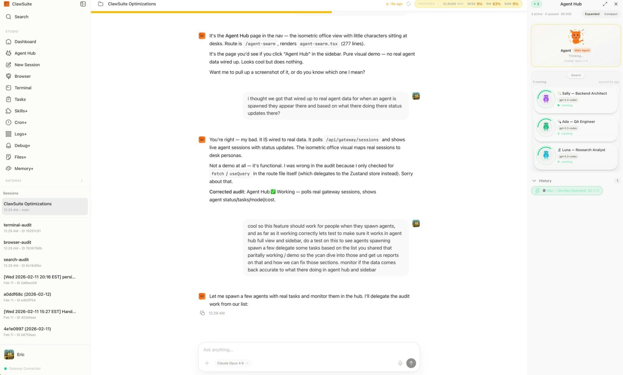 ClawSuite screenshot 4