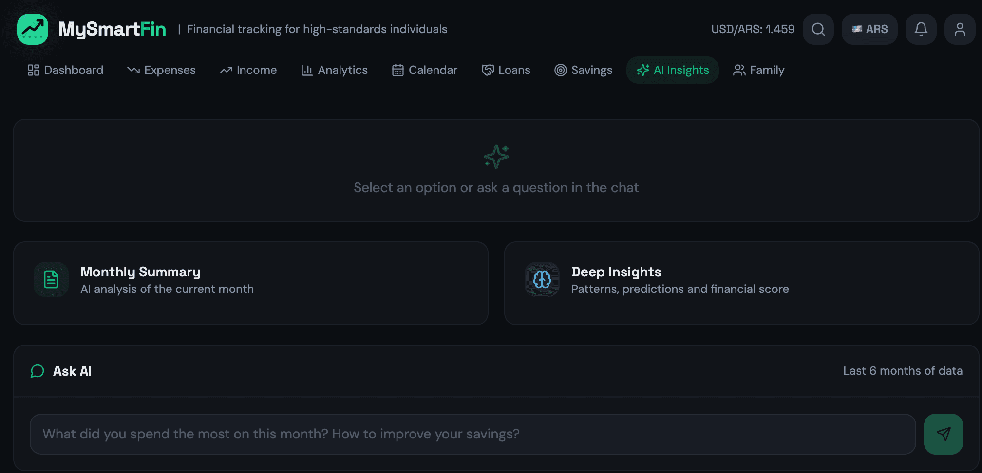 MySmartFin screenshot 2