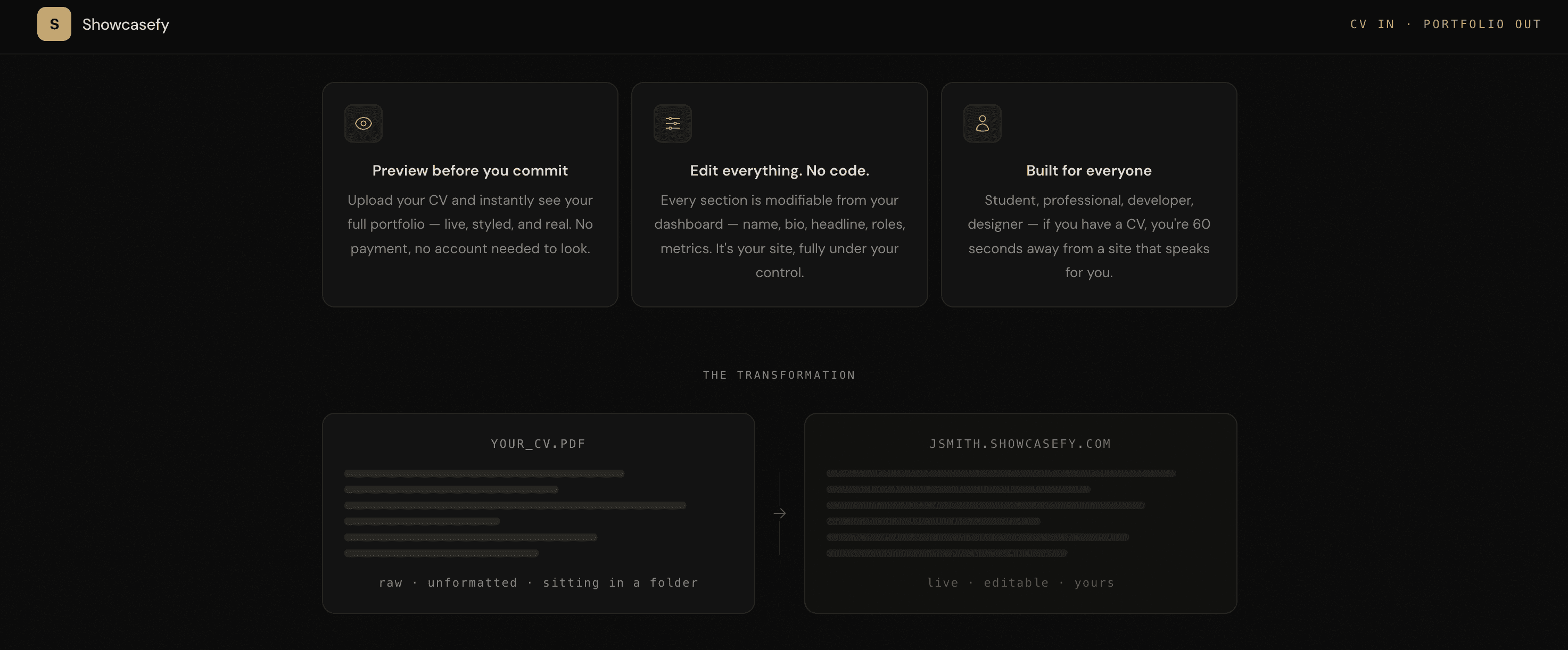 Showcasefy screenshot 2