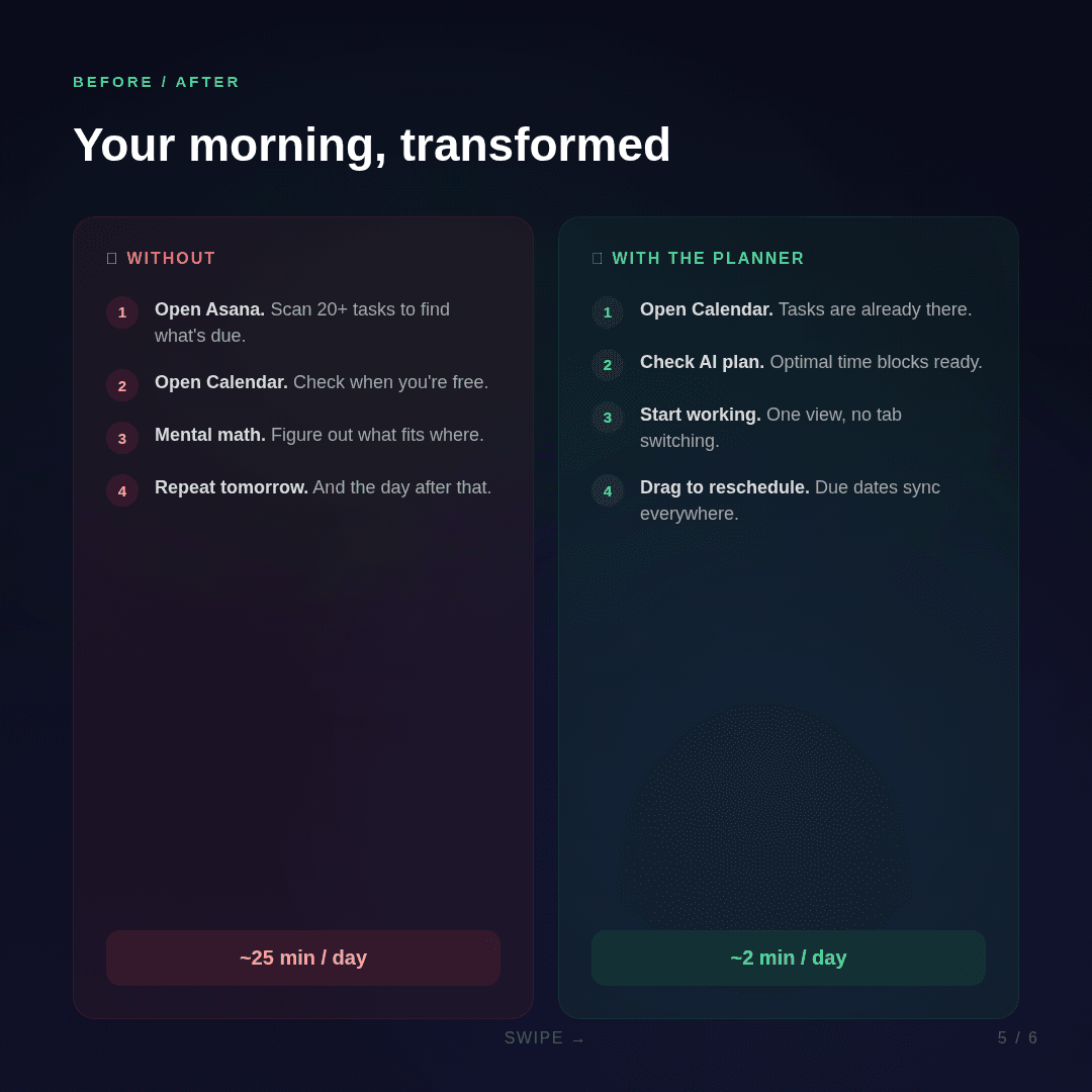 Asana Calendar Planner screenshot 5