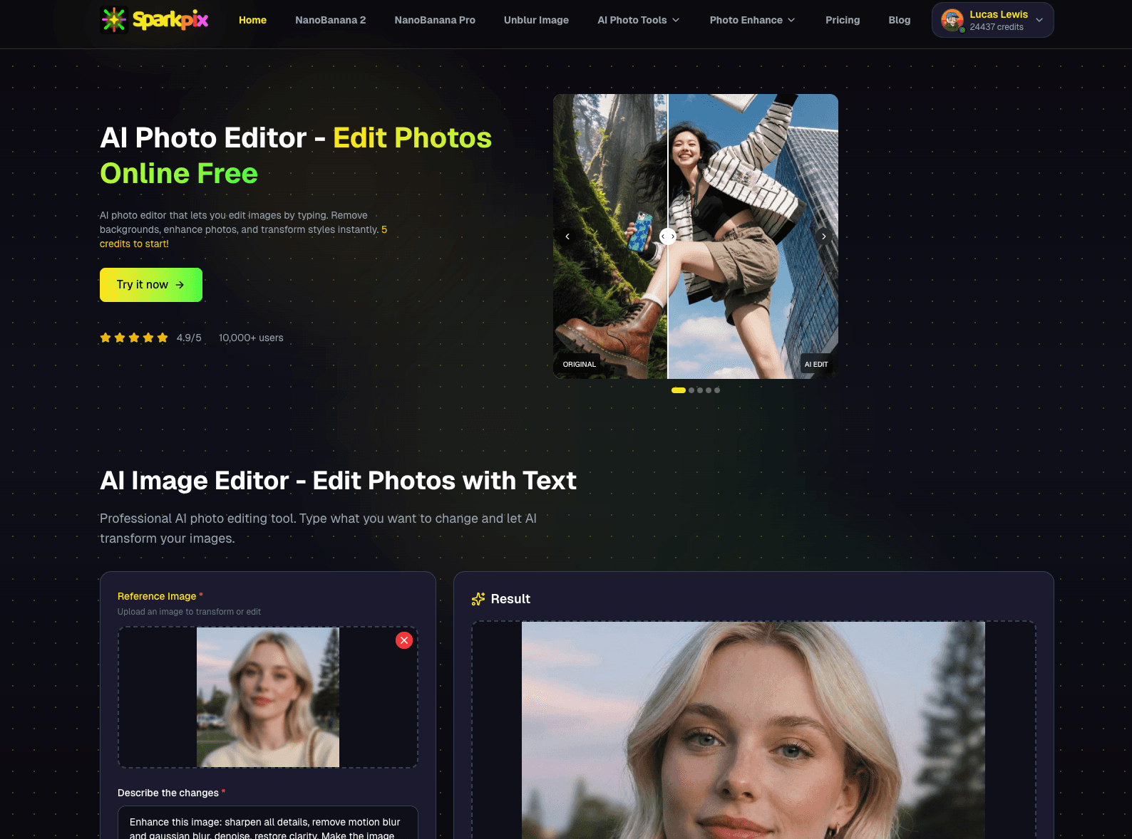 SparkPix screenshot 1