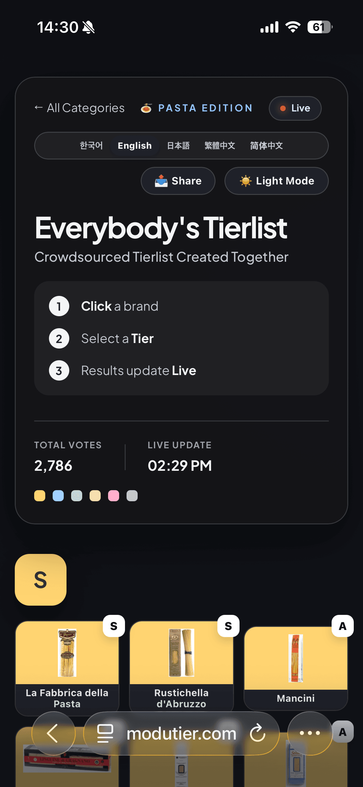 ModuTier screenshot 2