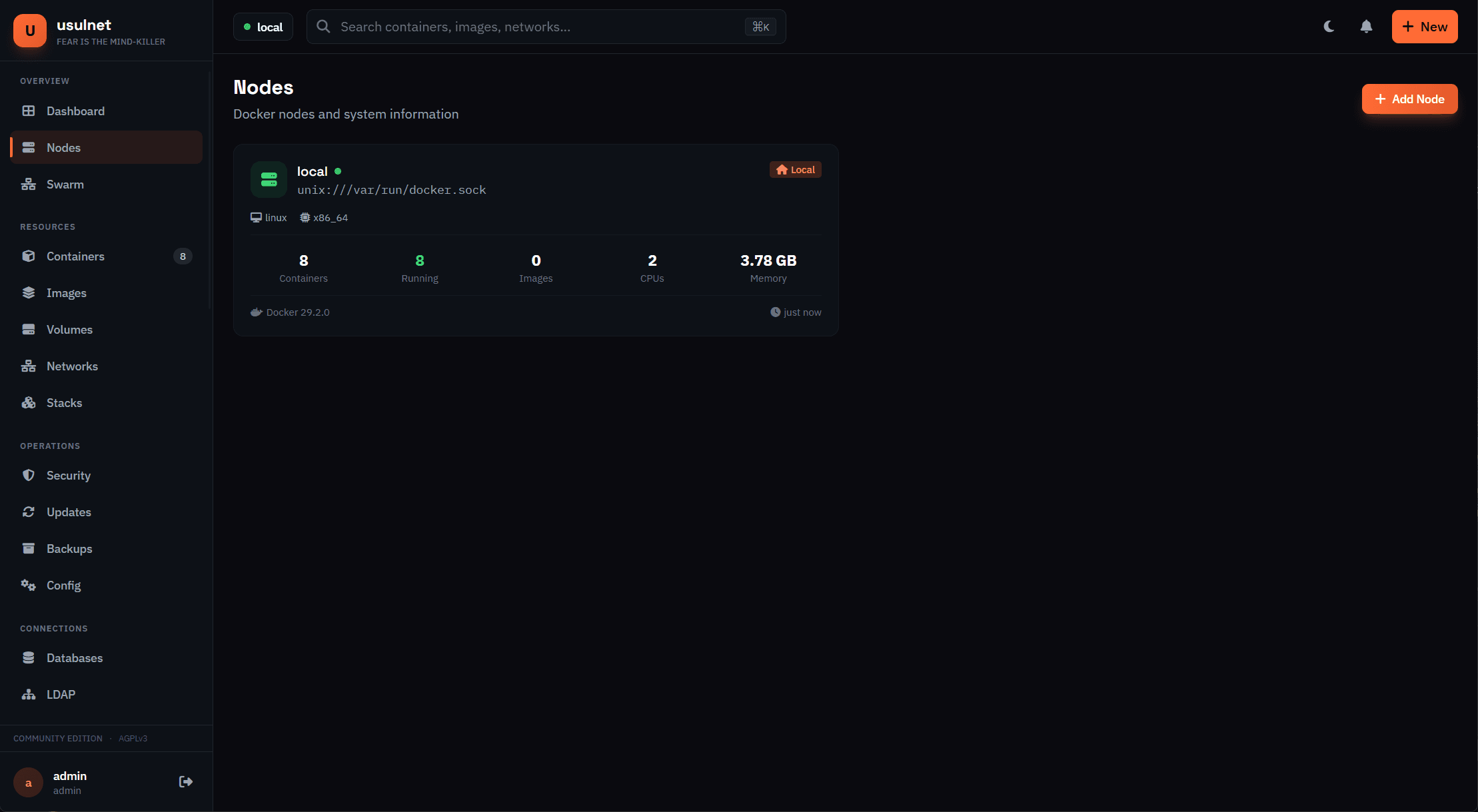 usulnet — DevOps & SysAdmins UI screenshot 28
