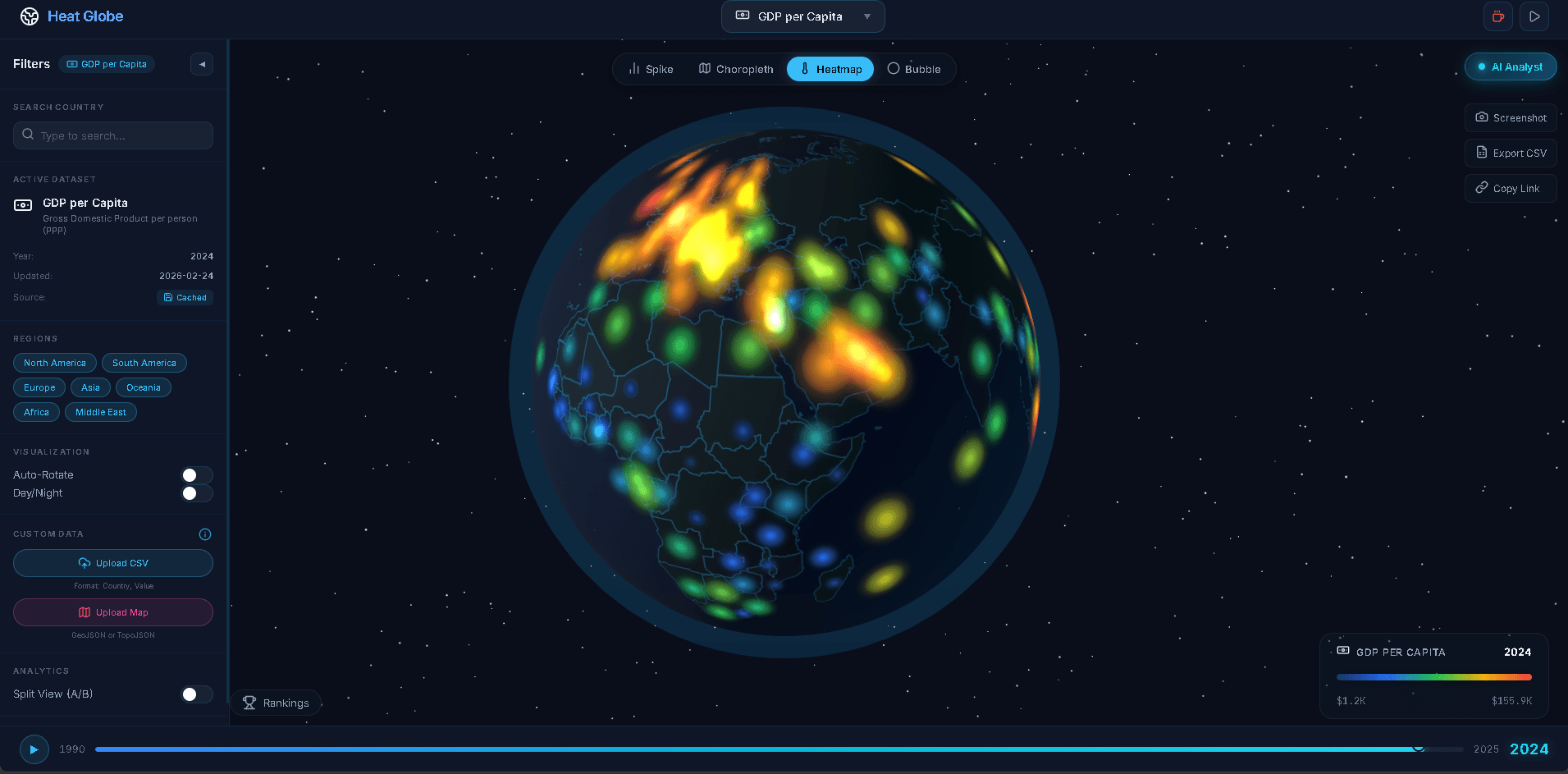 Heat Globe screenshot 4