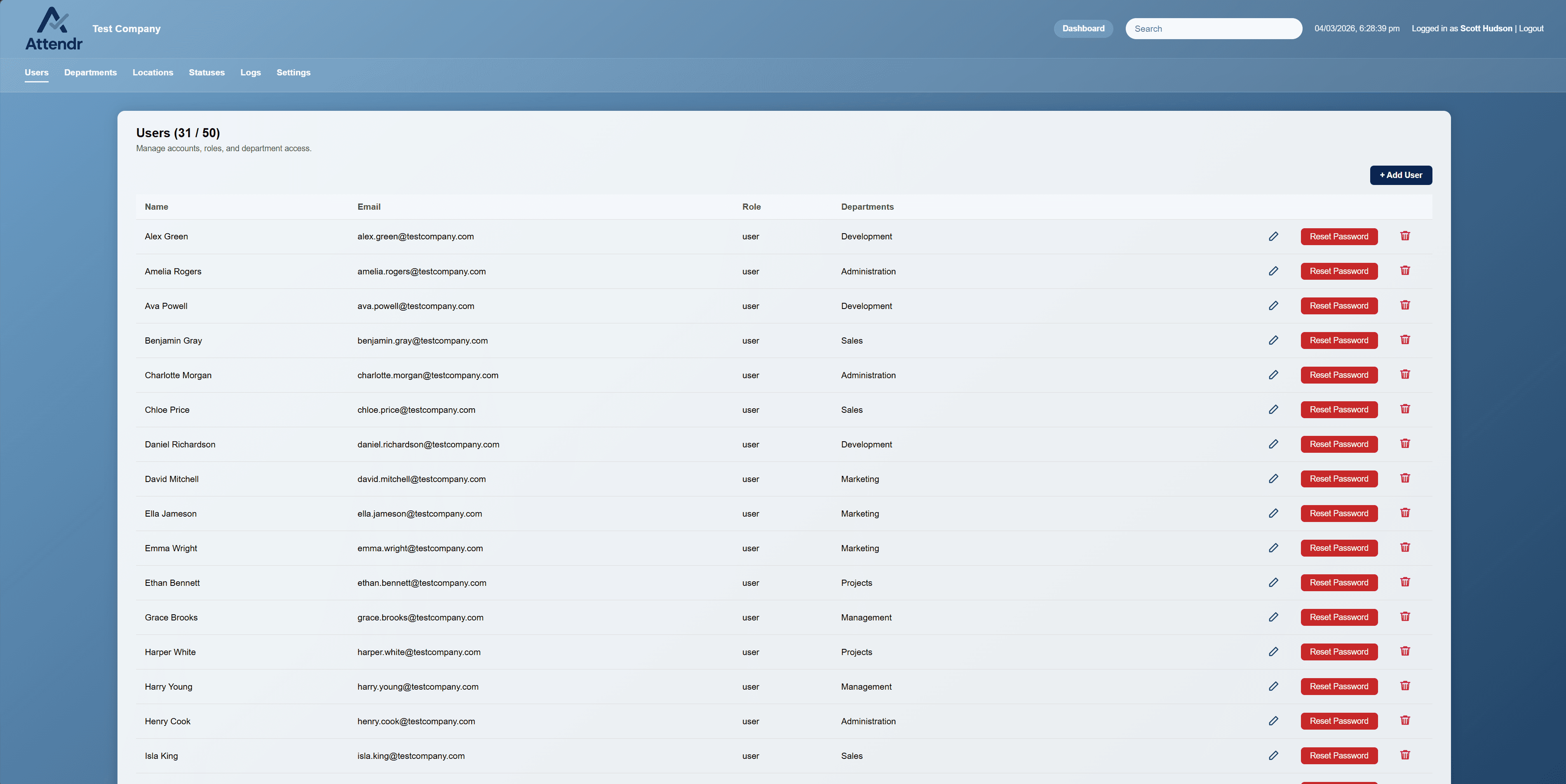 Attendr screenshot 7