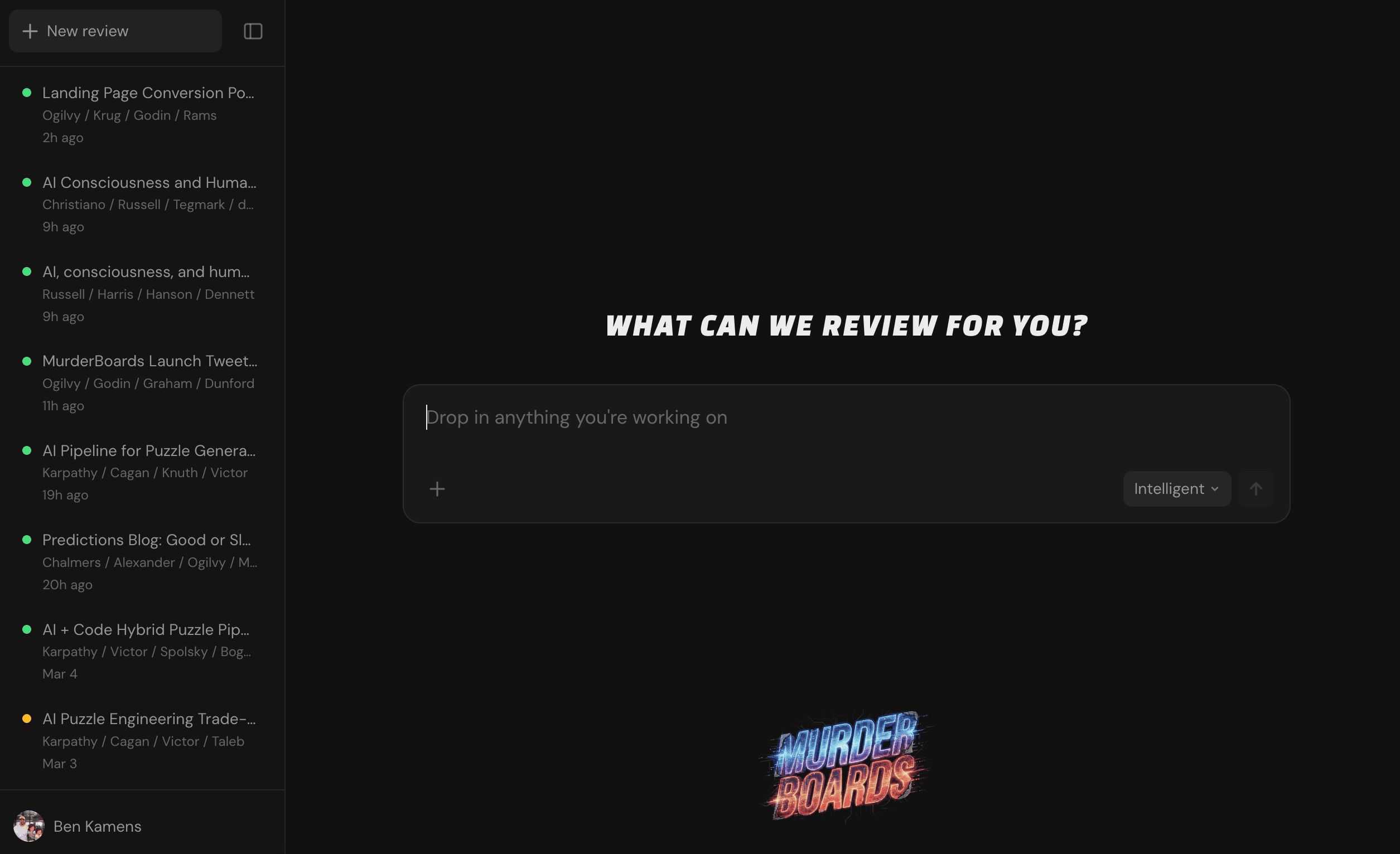 MurderBoards screenshot 2