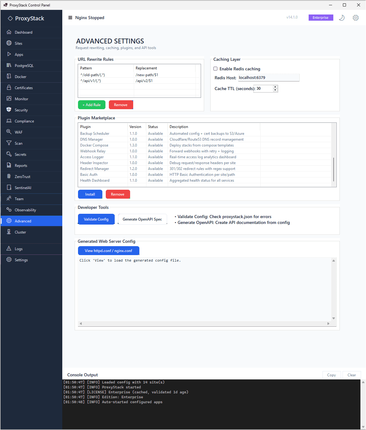 ProxyStack + SentinelAI screenshot 15