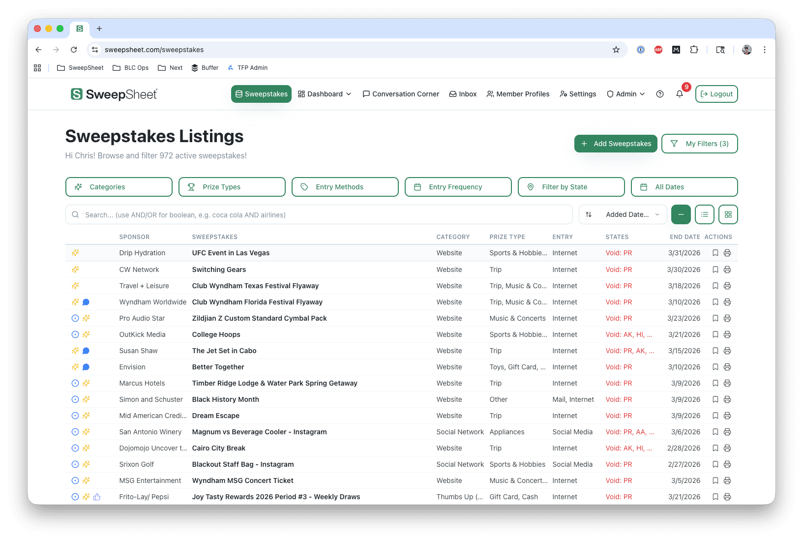 SweepSheet screenshot 3