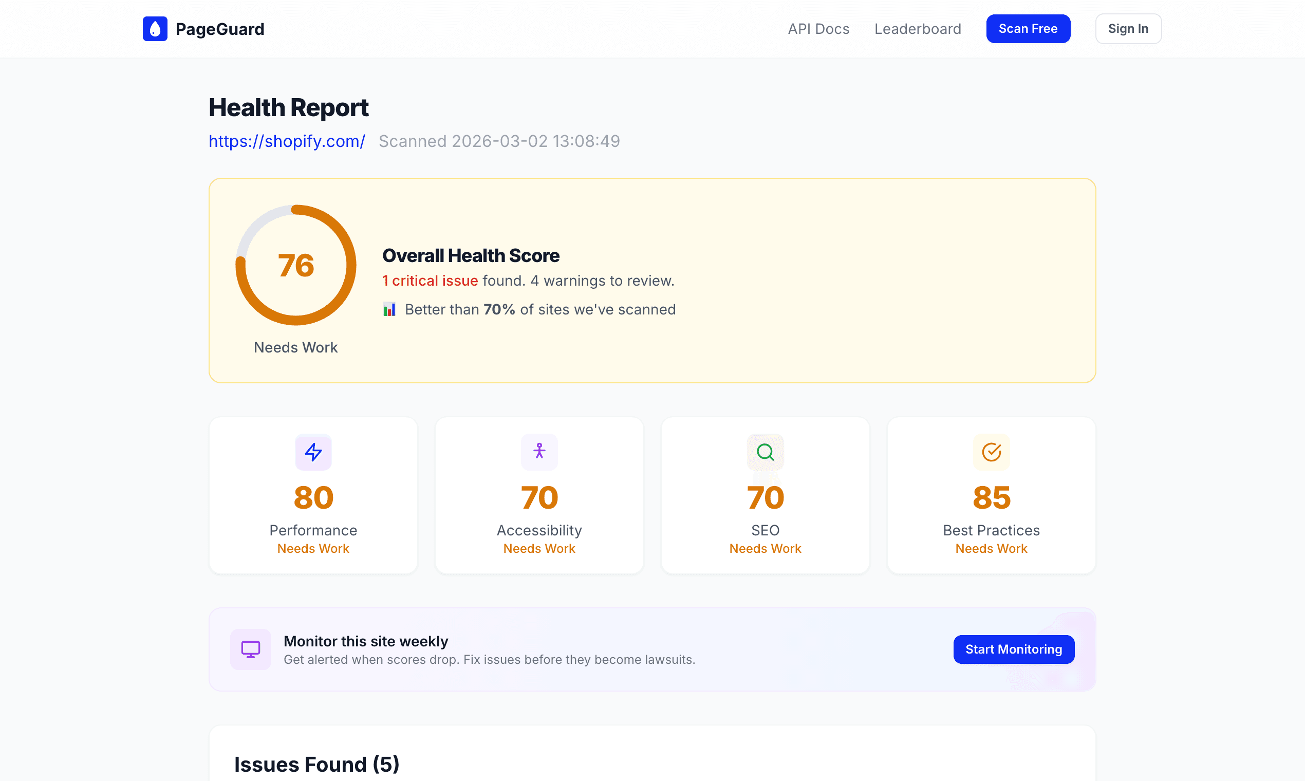 PageGuard screenshot 4