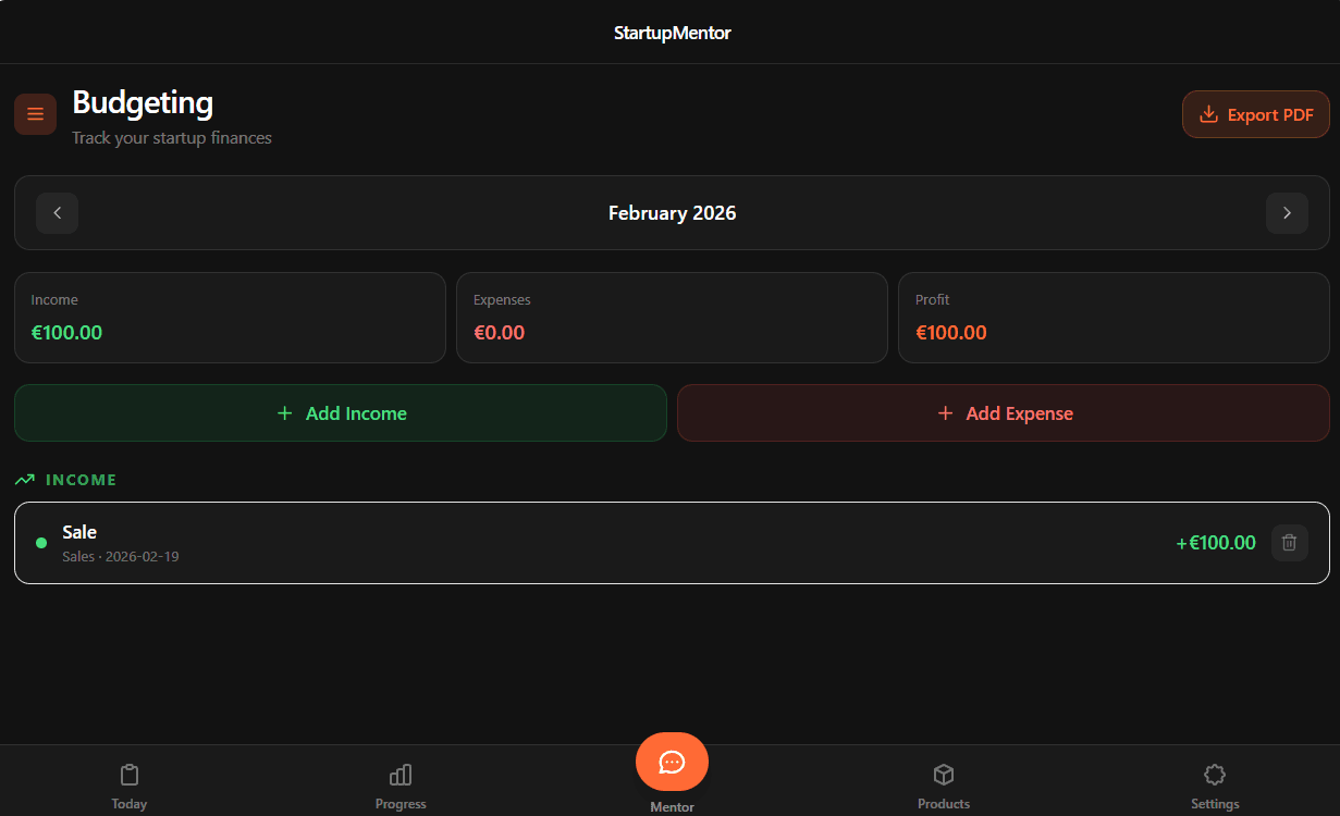 StartupMentor screenshot 4