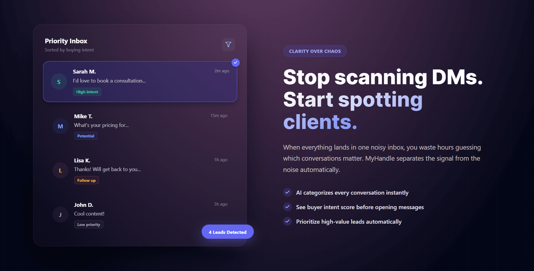 MyHandle screenshot 2