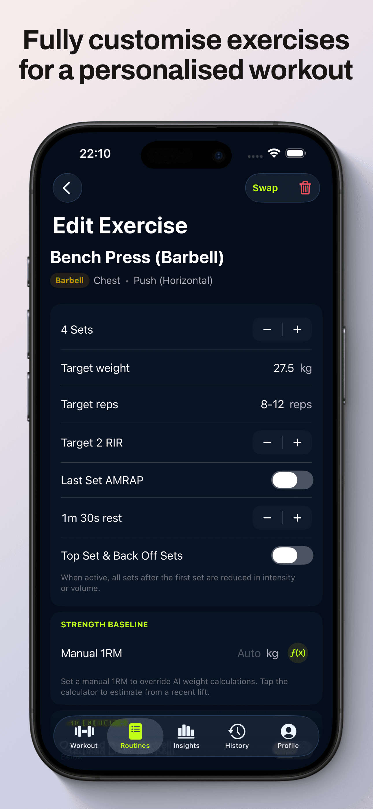 Flux : AI Workout Planner & Tracker screenshot 3
