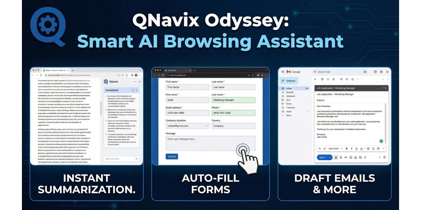 QNavix Odyssey: Your Web Assistant screenshot 2