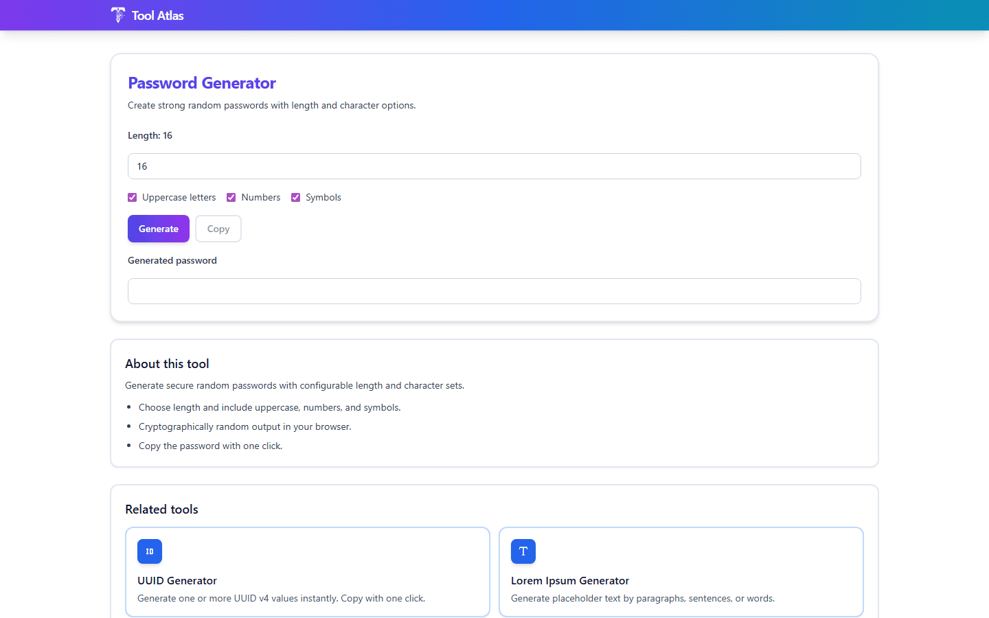 Tool Atlas: Free Online Toolbox screenshot 28