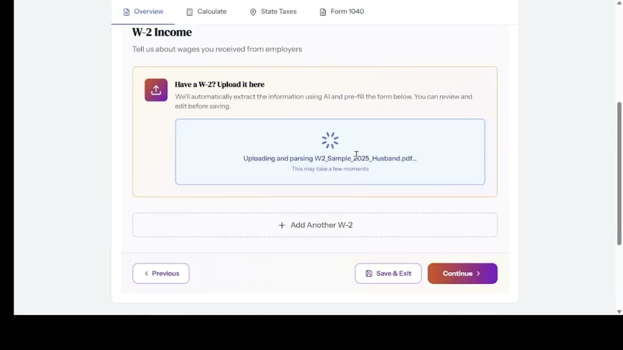 TaxFlux screenshot 1