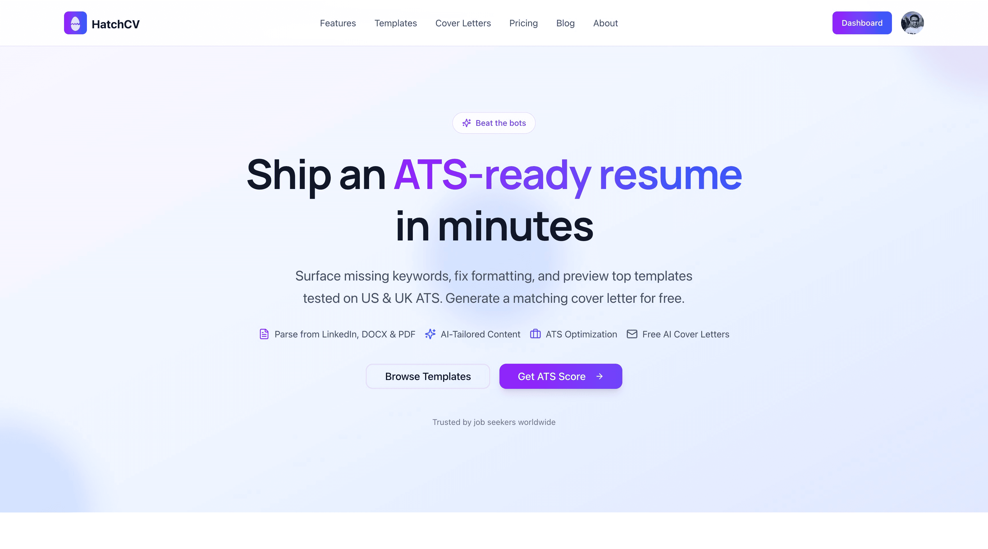 HatchCV screenshot 1