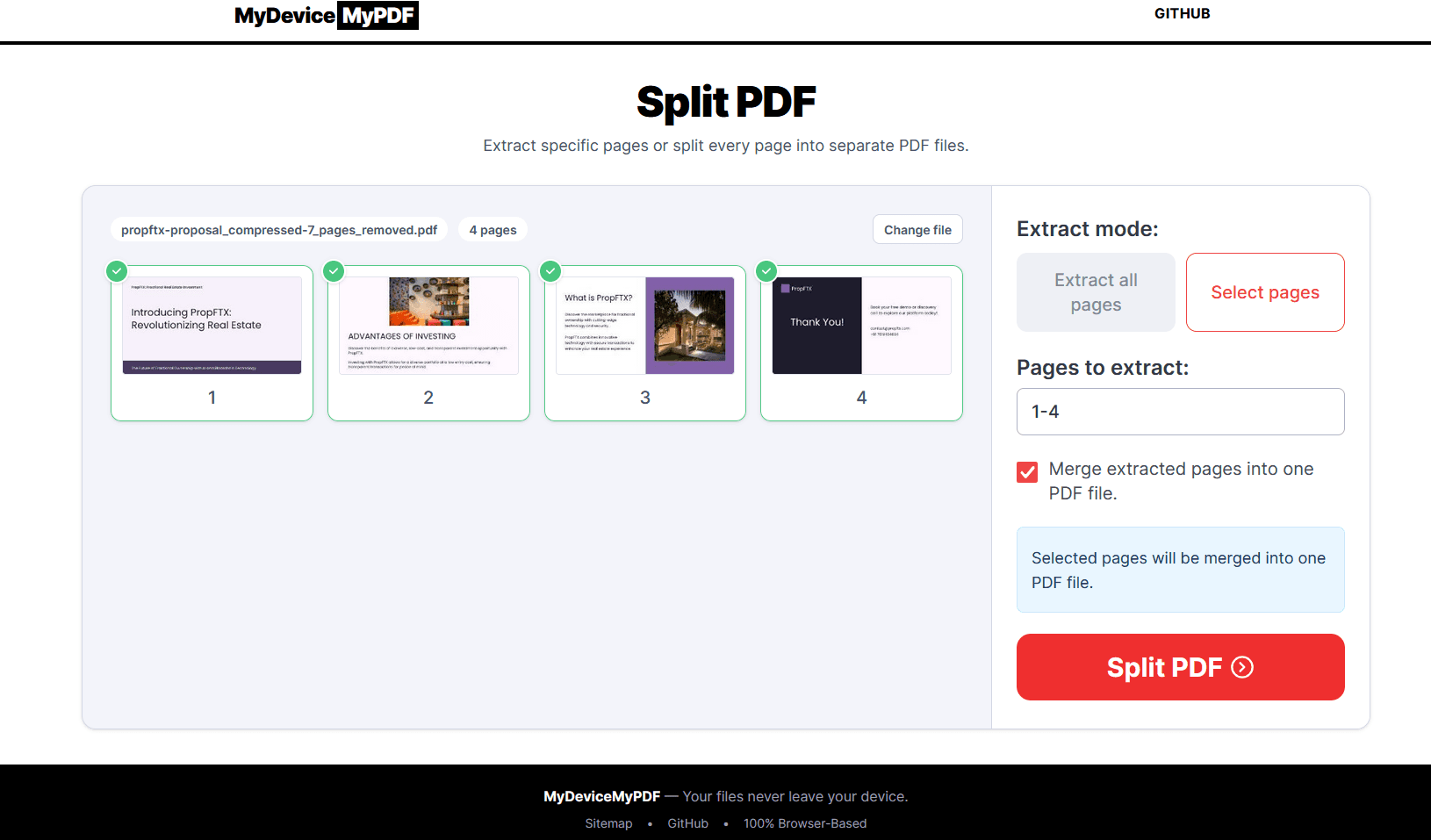 MyDeviceMyPdf screenshot 3