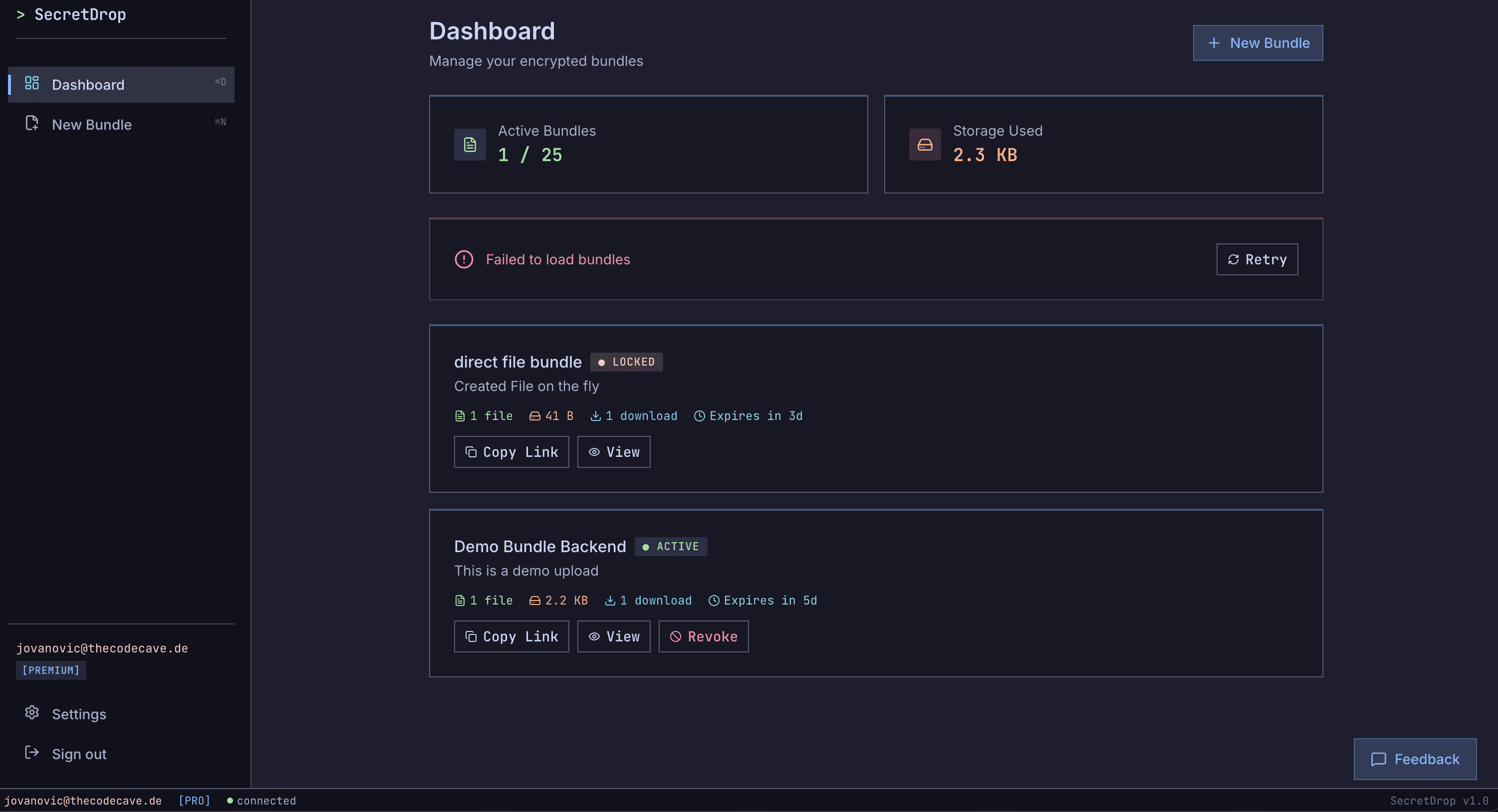 SecretDrop screenshot 2