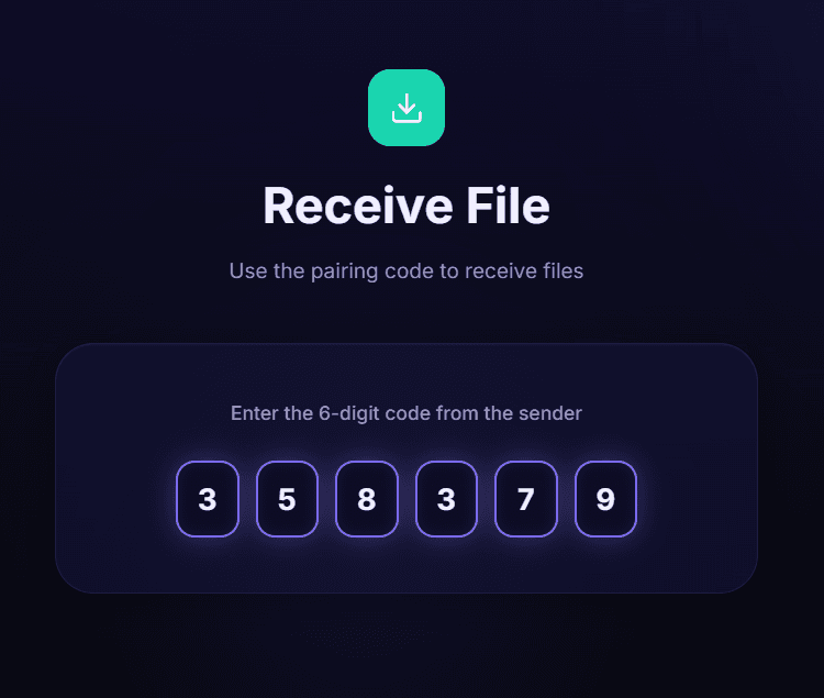 FluxShare - P2P File Transfer screenshot 4