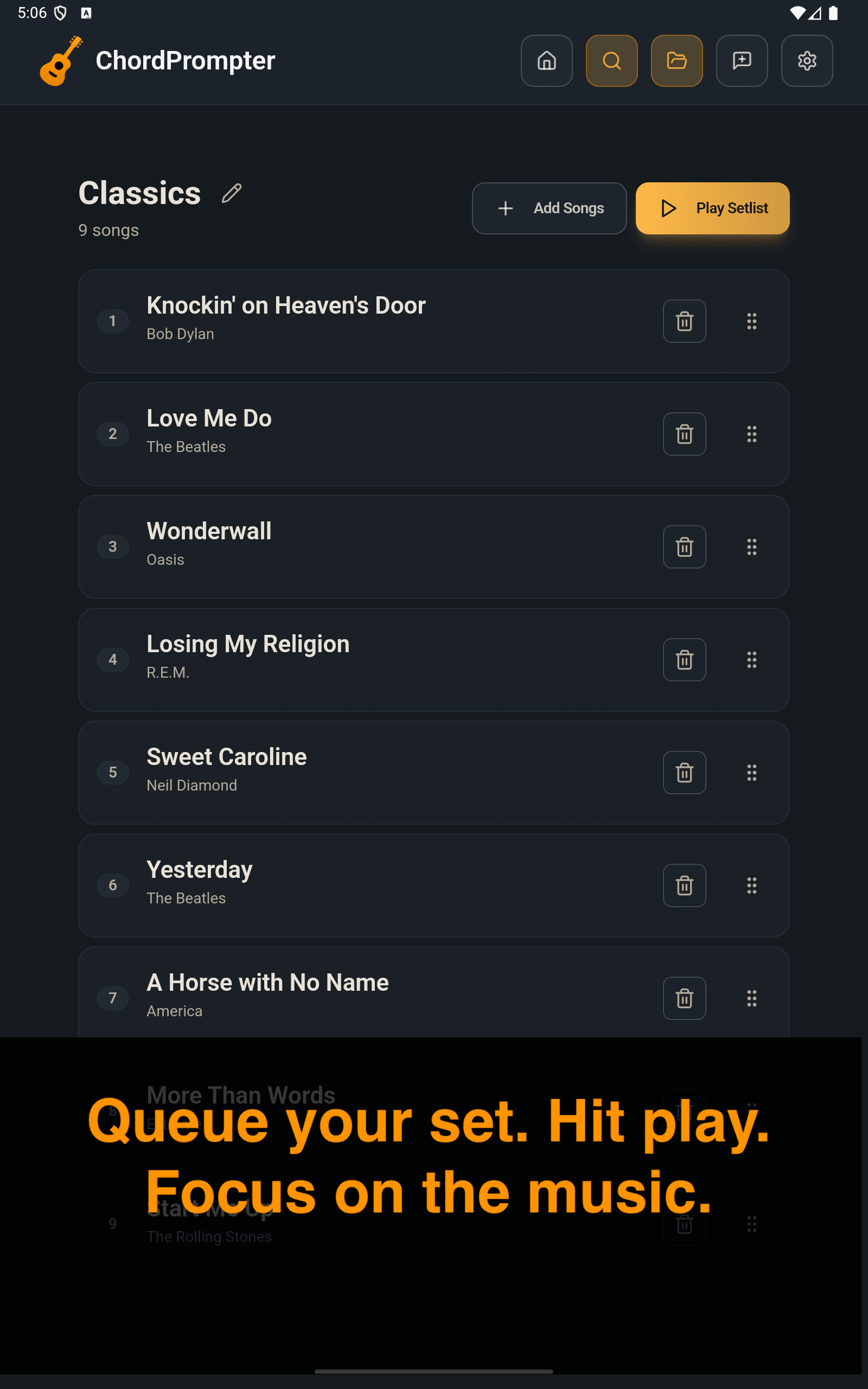 ChordPrompter screenshot 4