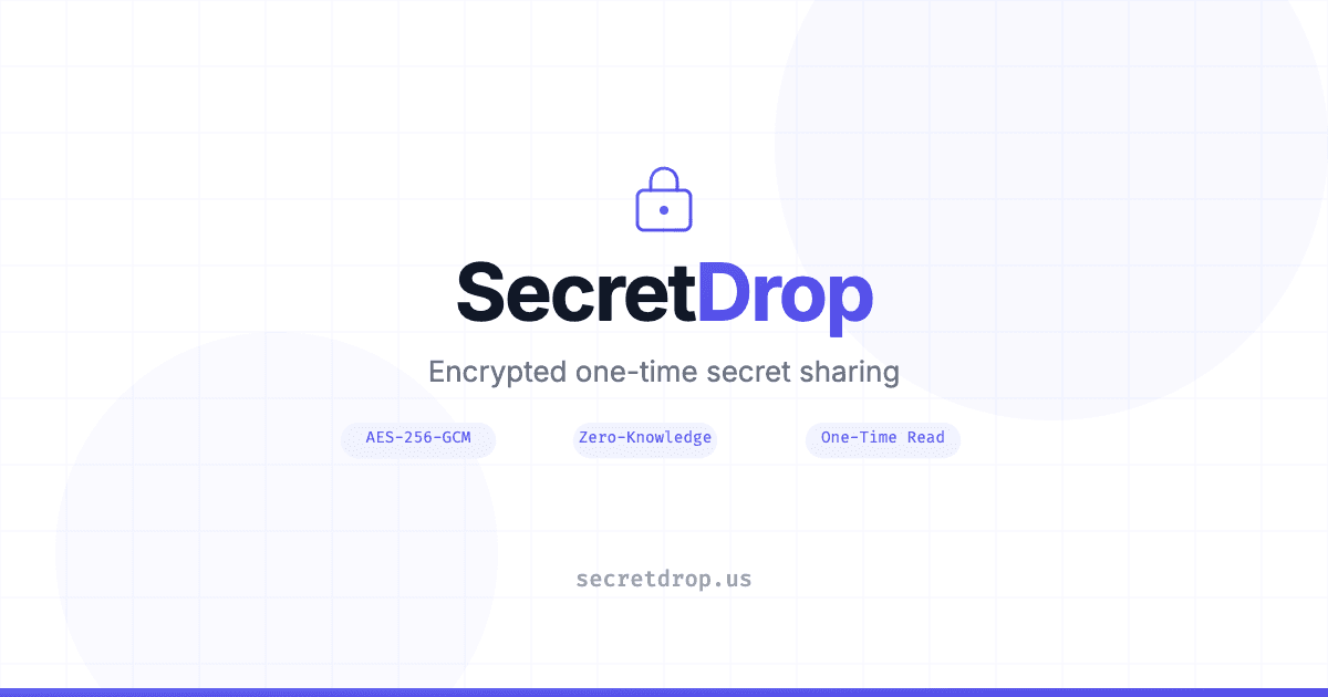 SecretDrop screenshot 1