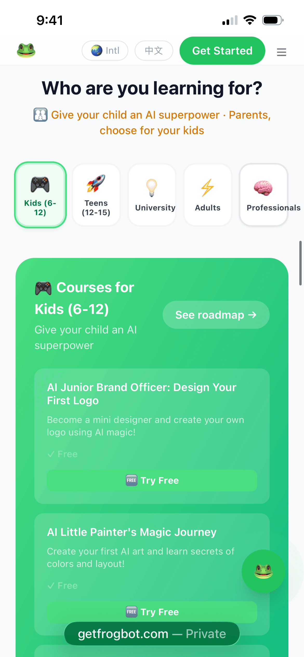 FrogBot AI Academy screenshot 3
