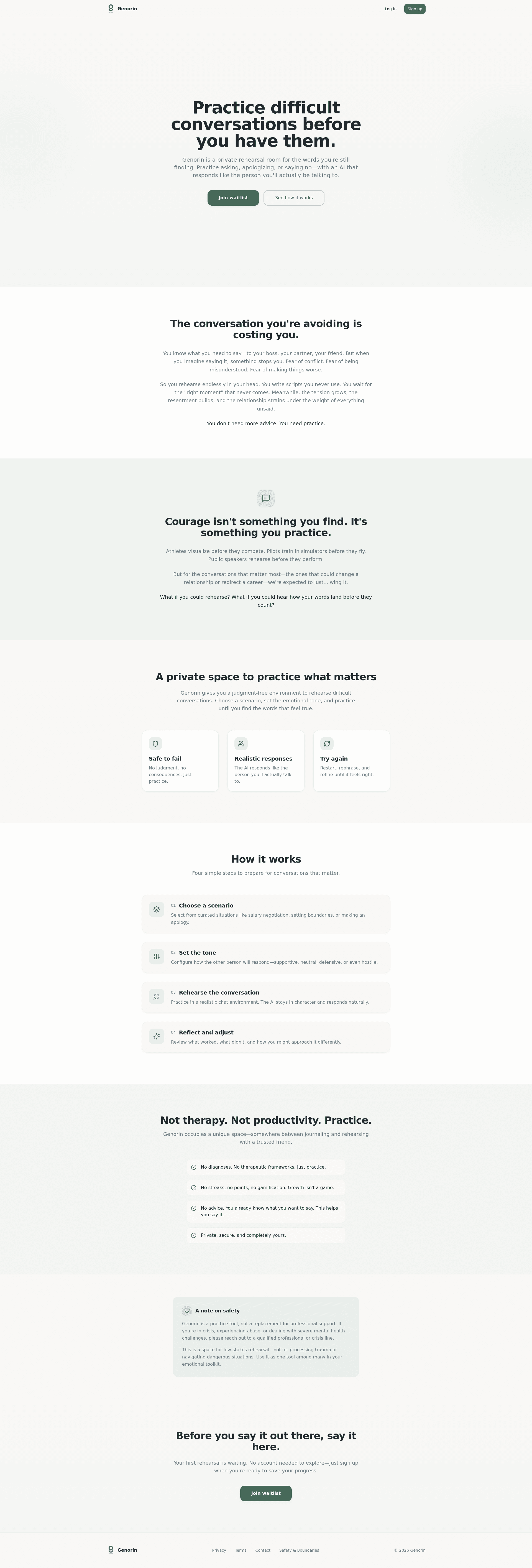 Genorin screenshot 1