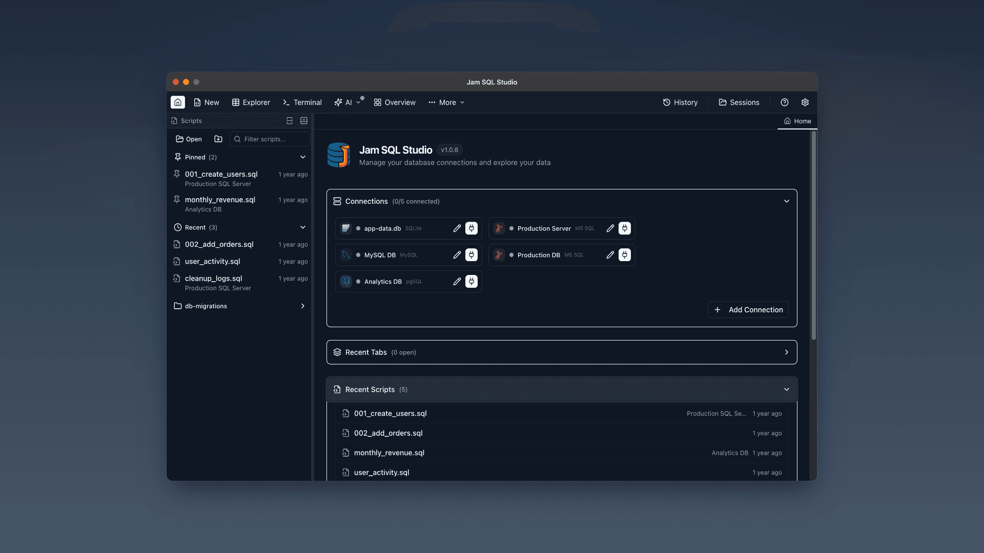 Jam SQL Studio screenshot 9