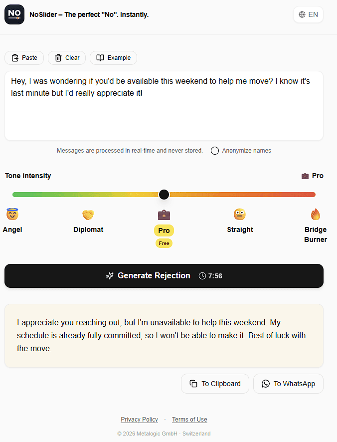 NoSlider screenshot 1