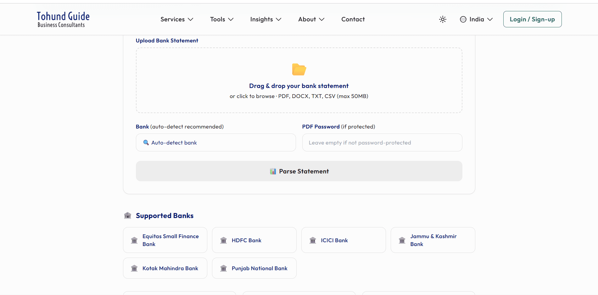 Bank Statement to Excel Converter screenshot 1