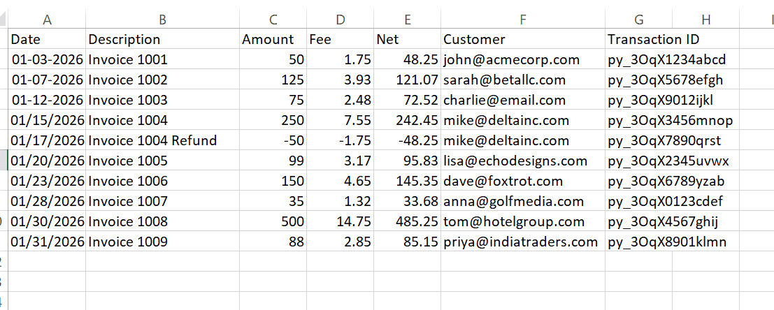 Stripe to QuickBooks Converter screenshot 2