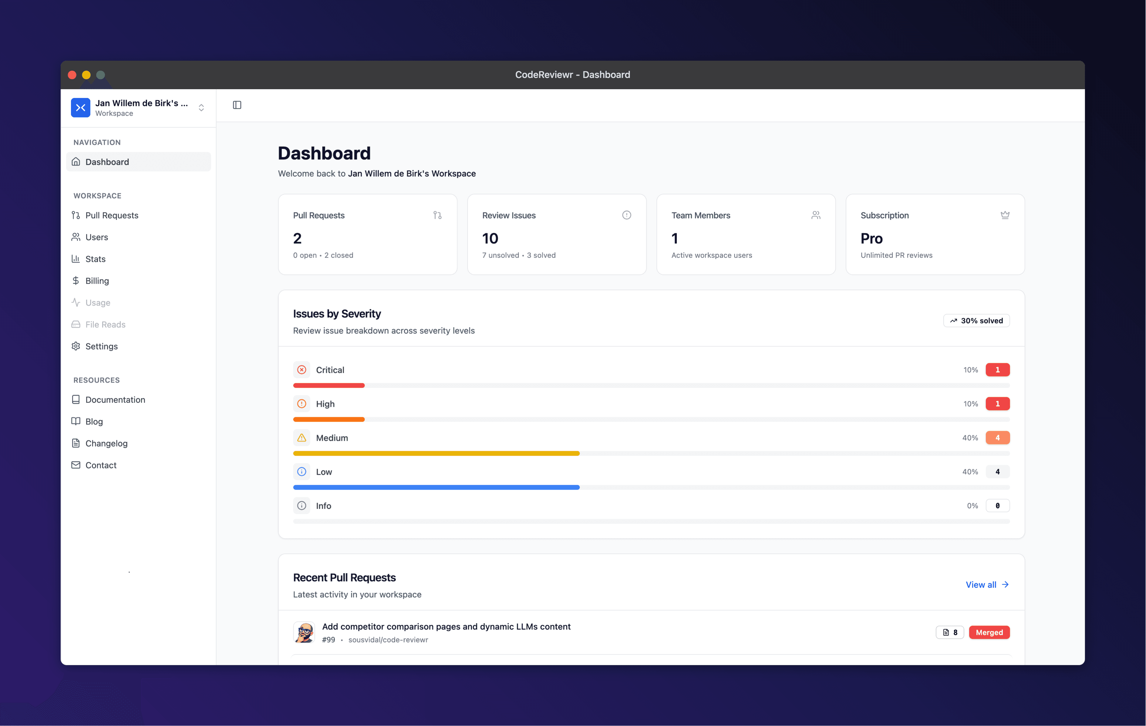 CodeReviewr screenshot 4