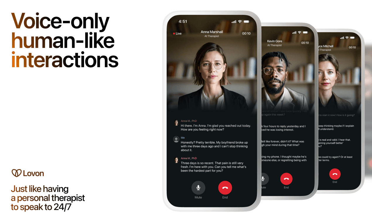 Lovon AI Therapy screenshot 2