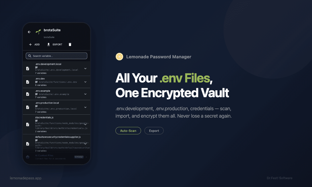 Lemonade Password Manager screenshot 6