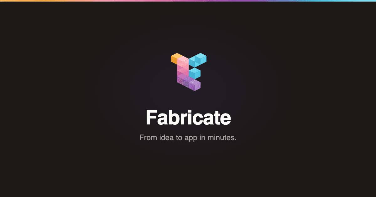 Fabricate screenshot 1