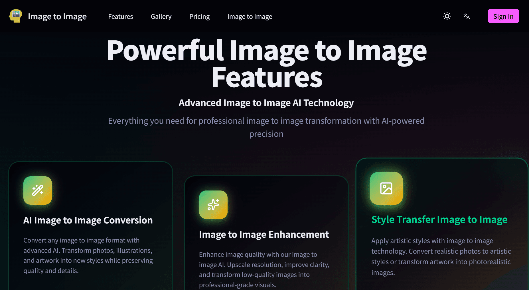 Image to Image screenshot 2