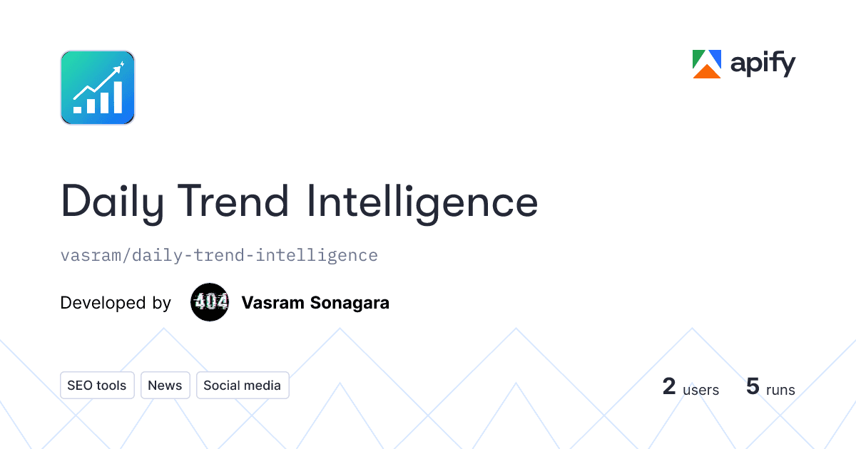 Daily Trend Intelligence screenshot 1