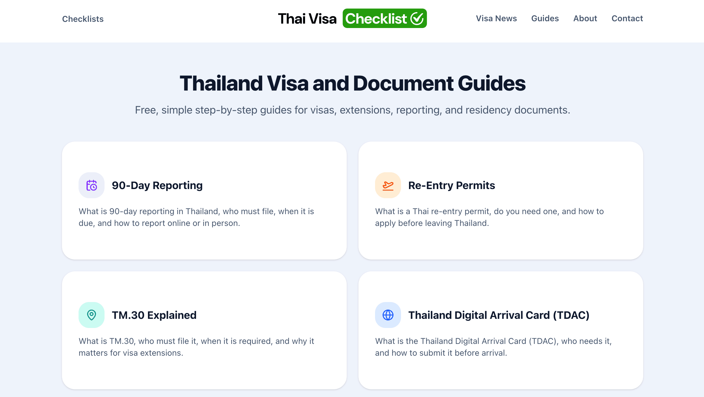 Thai Visa Checklist screenshot 2