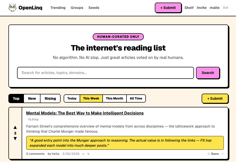 OpenLinq screenshot 1