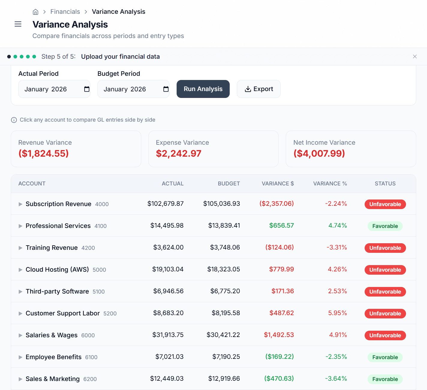 Accomptant screenshot 3