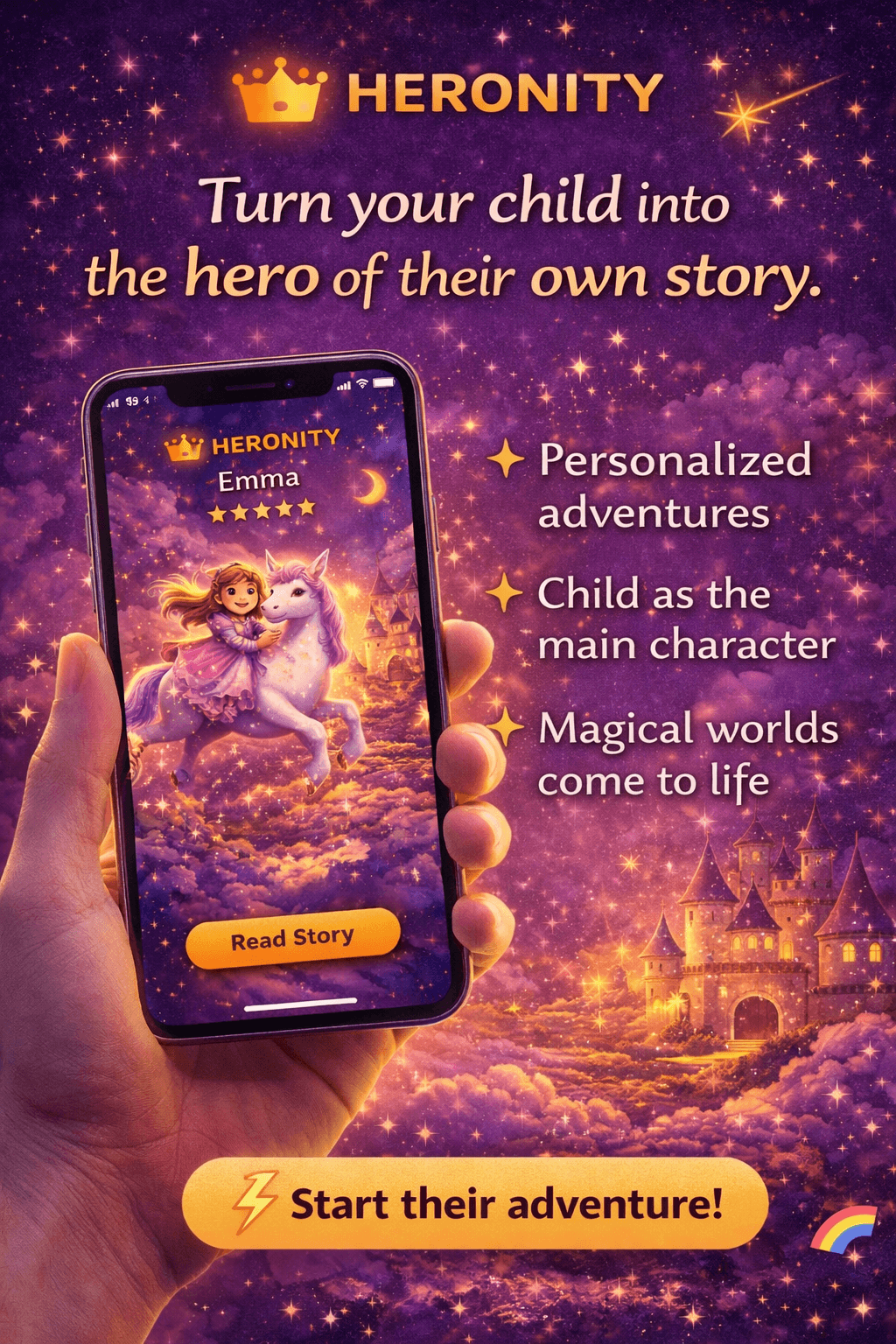 Heronity – AI stories for kids screenshot 3