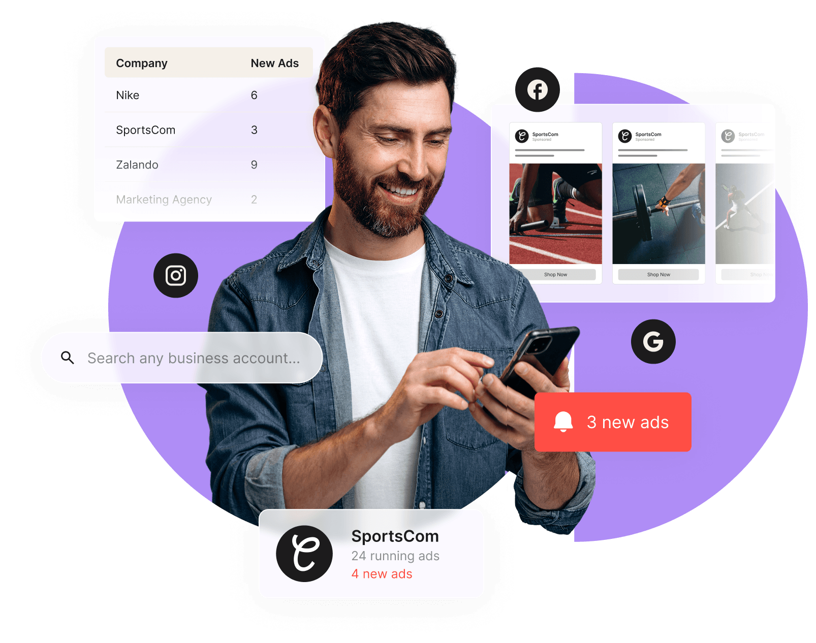 New AdPeekr feature: Google Ads Alerts screenshot 2