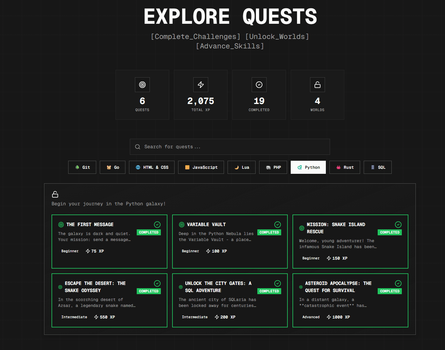 Go from 0 to Hero on Codelang screenshot 2